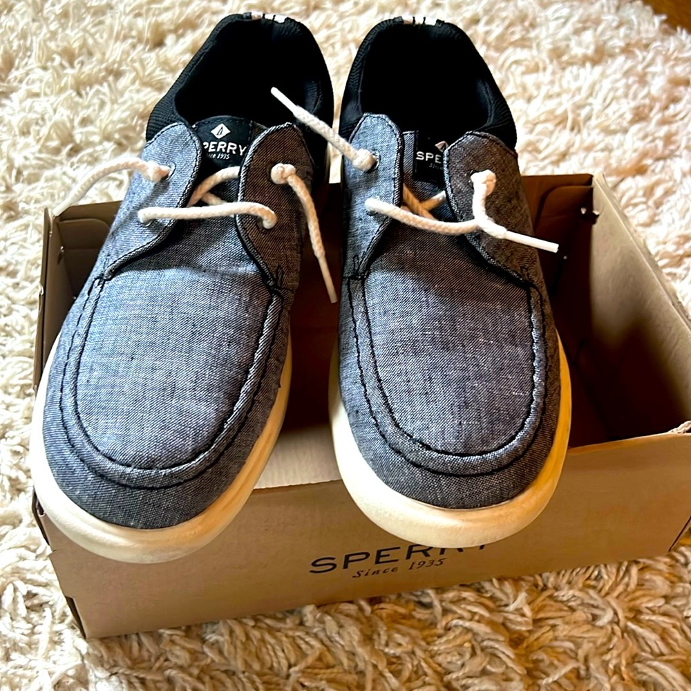 Sperry Captains Mic Chambray Women’s 9